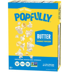 פופ פולי פופקורן להכנה במיקרוגל בטעם חמאה מארז שלישייה 240 גרם POPFULLY